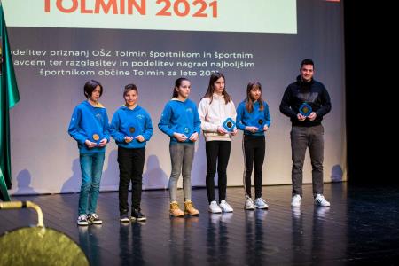 Bronasti znak OŠZ Tolmin za 2021